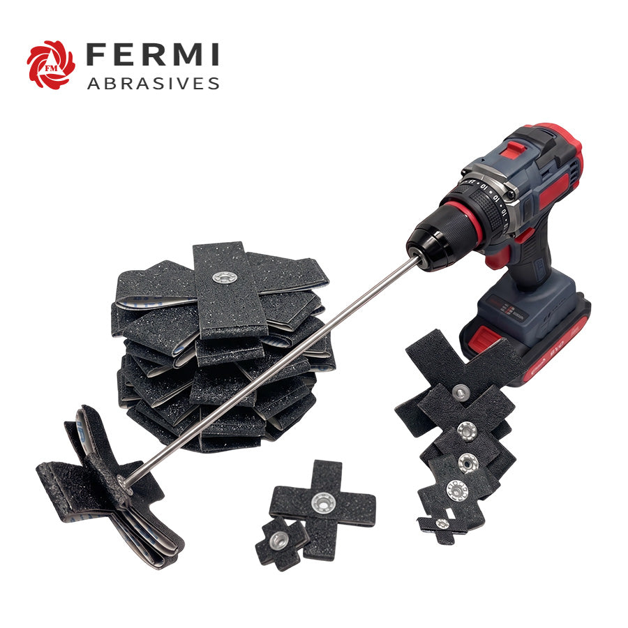 3" × 3/4" Cross Pads for Surface Preparation and Cleaning