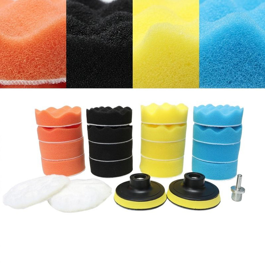 Fermi Abrasives 3/5 Inch Car Detailing Foam Buffing Pads Set for Drill Polishing