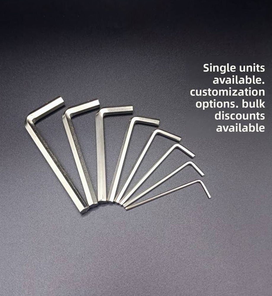 Fermi Abrasives Short Arm Hex Key Wrench Set – Metric & SAE