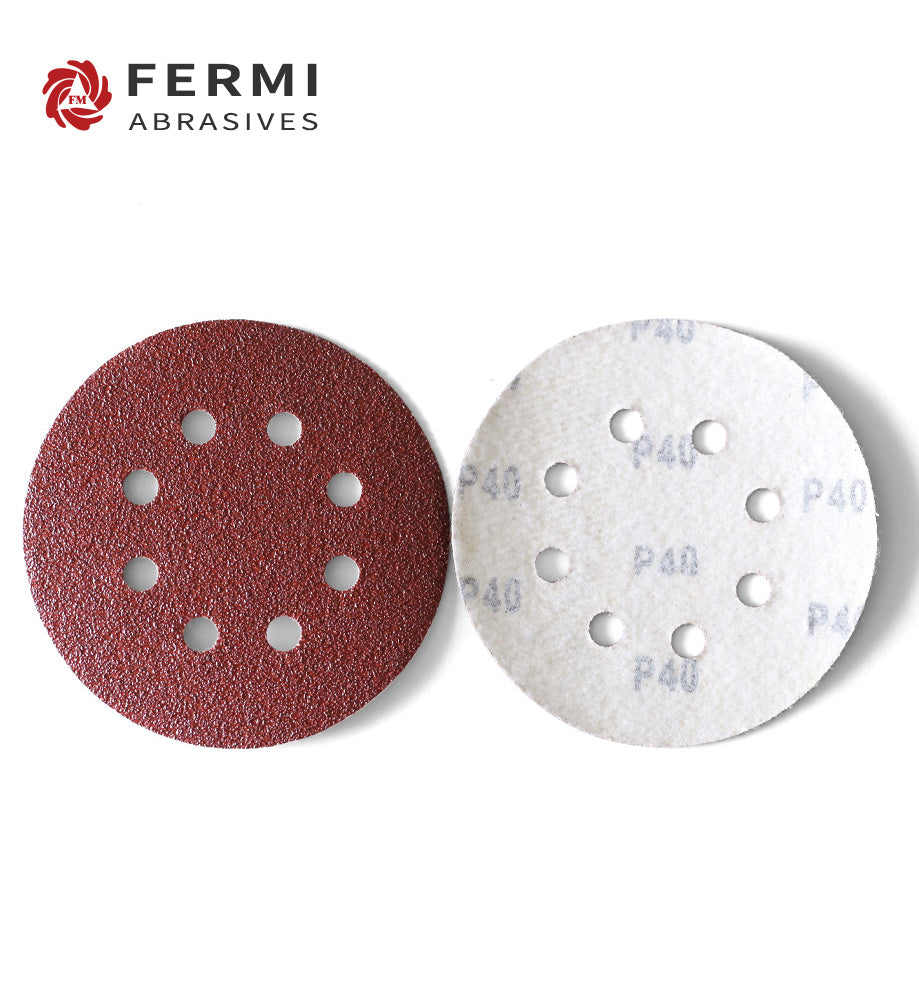 Aluminum Oxide Grain Velcro Discs for Metal and Wood Grinding Polishing