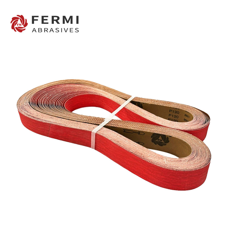596Y Ceramic Sanding Belt by Fermi Abrasives – Heavy-Duty Grinding & Knife Sharpening for Stainless Steel & Metal