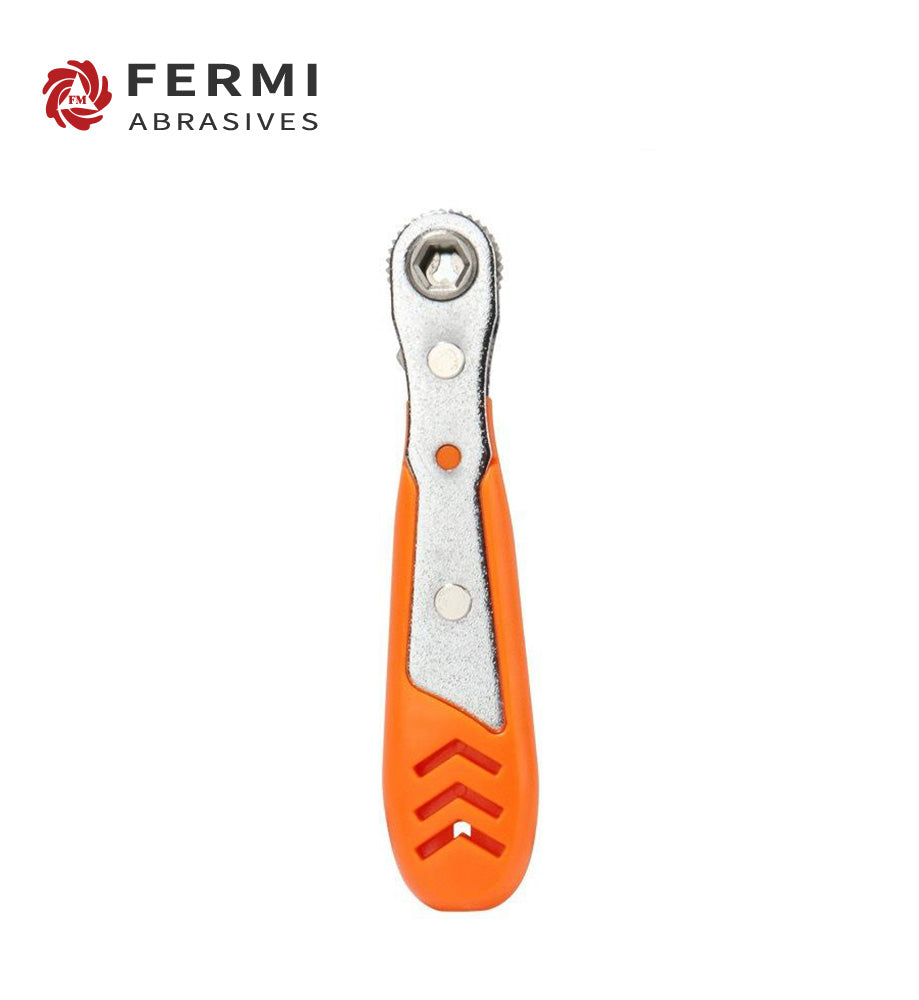 Fermi Abrasives Mini Quick-Release Ratchet Wrench Set | Dual Direction