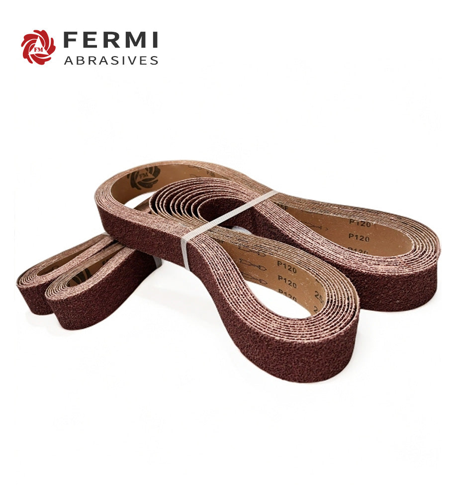 655F Aluminum Oxide Sanding Belt by Fermi Abrasives – Grinding, Polishing & Knife Sharpening
