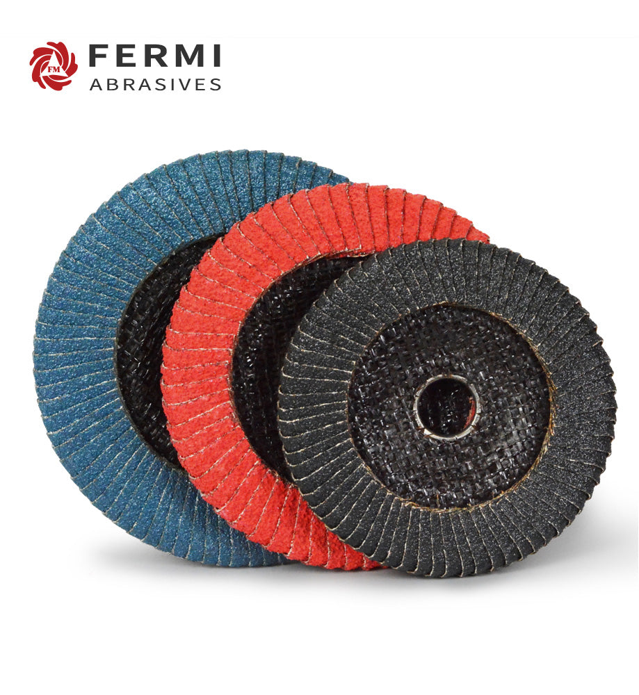 Premium Coated Abrasive Ceramic Grain Curve Flap Discs 4" 4.5" 5" 7”