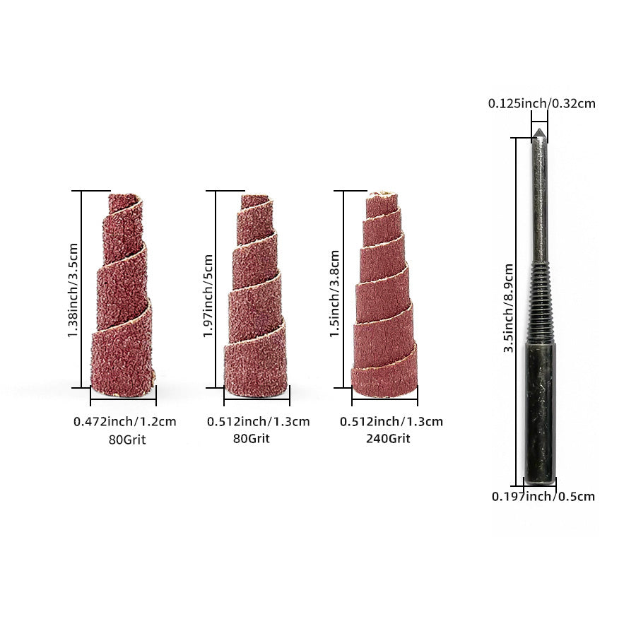 Aluminum Oxide Straight Cartridge Rolls for Metal Deburring & Finishing | Fermi Abrasives