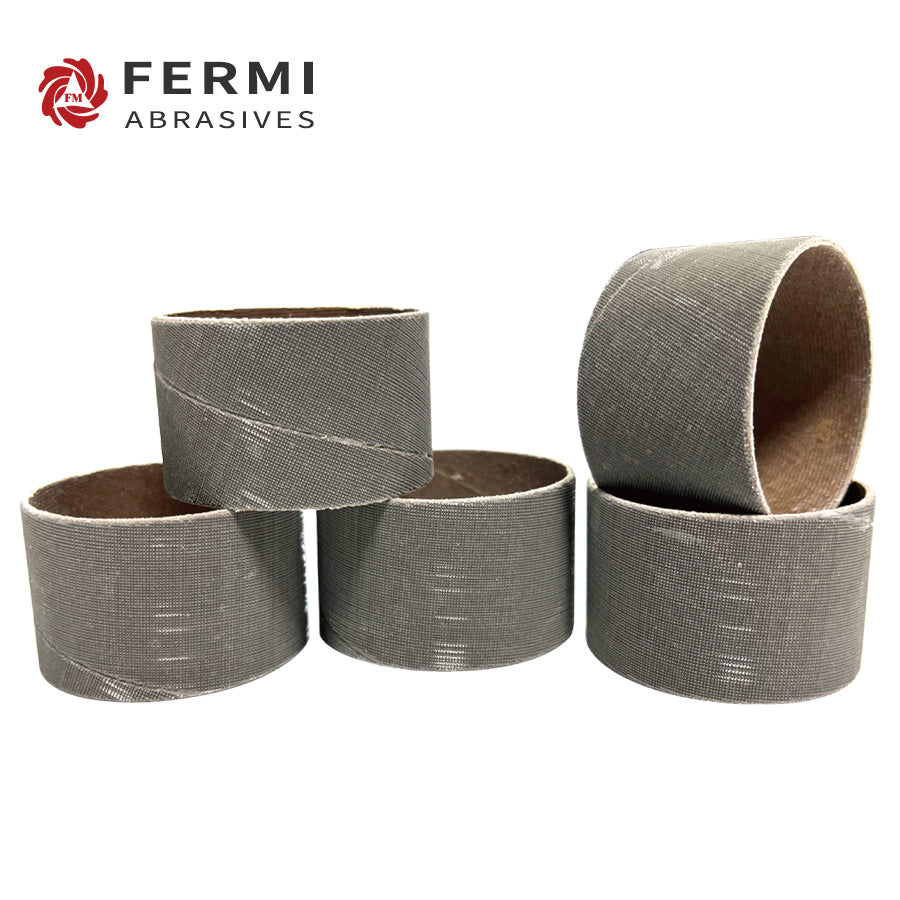 Spiral Bands in Aluminum Oxide, Zirconia, Ceramic, Silicon Carbide & Pyramid Abrasives