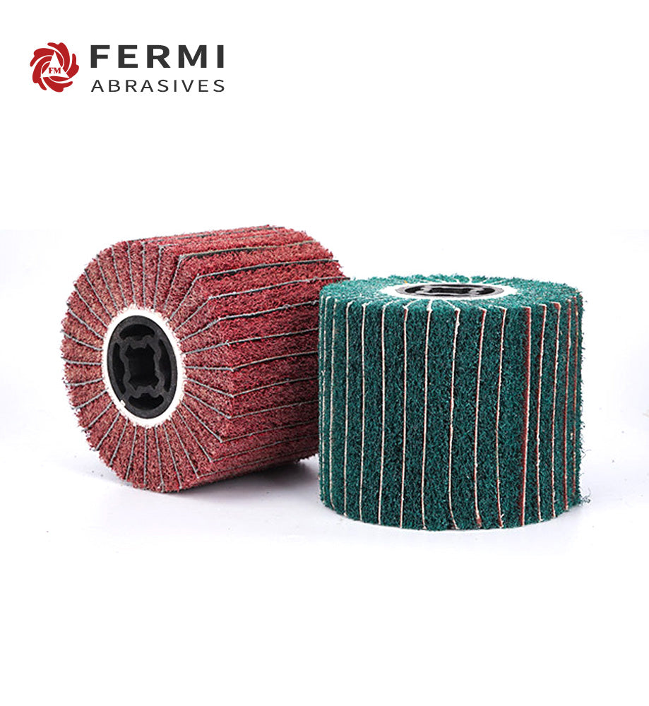 Non Woven Unmounted Wheels with Interleaf for Grinding and Polishing