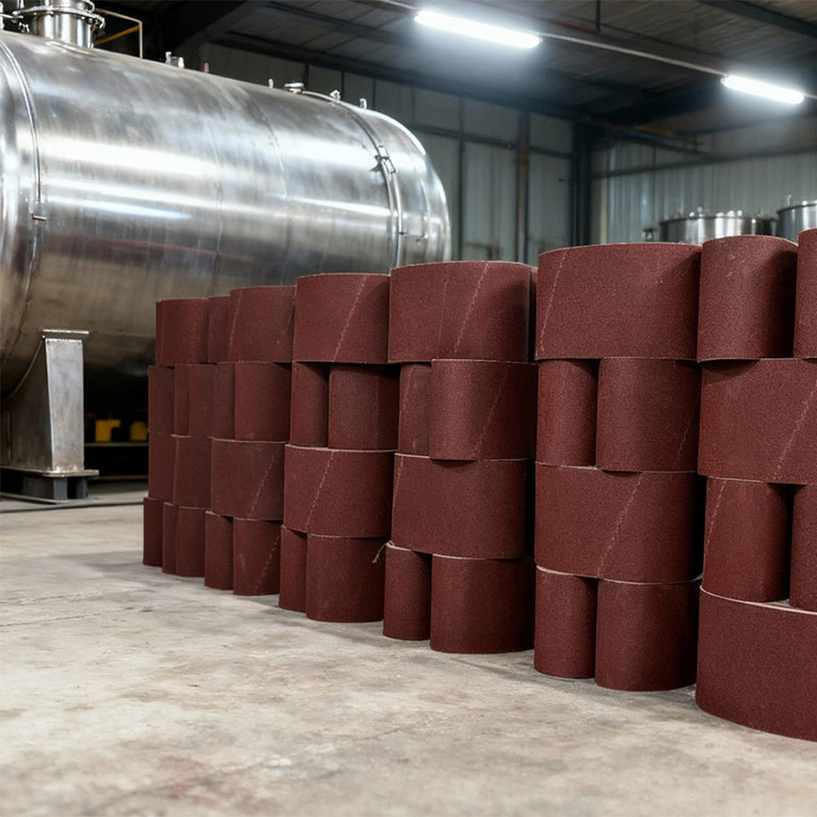 Fermi Abrasives FM Aluminum Oxide Sanding Belt – Metal, Wood, Stainless Steel Grinding & Knife Sharpening