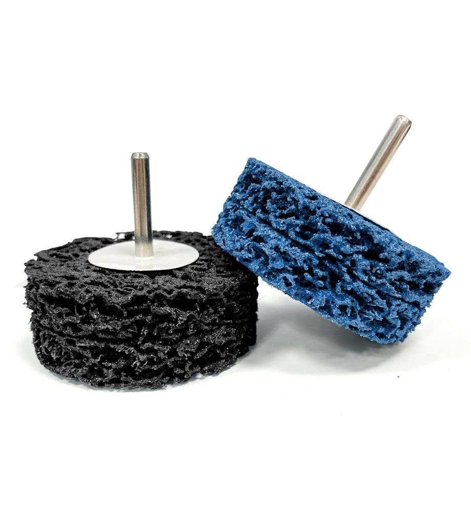 Clean and Strip Mounted Wheel with Shaft for Grinding
