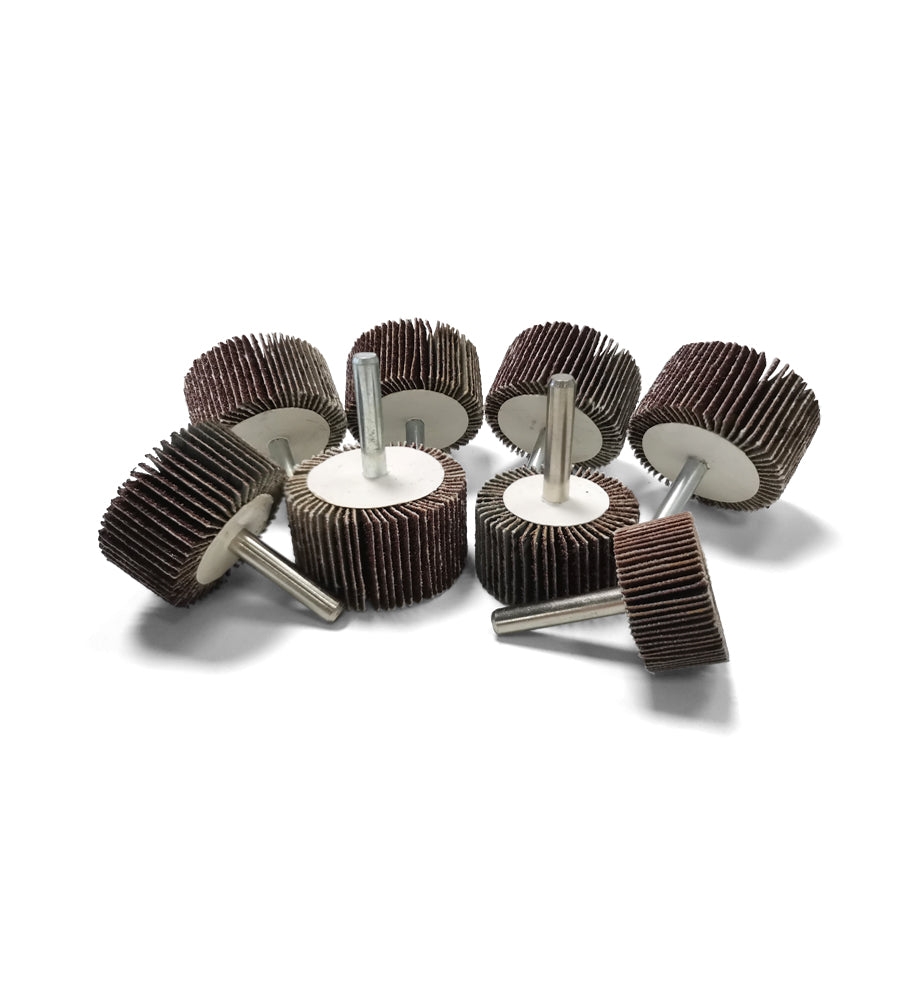 Mounted Abrasive Flap Wheel with Shaft for Polishing