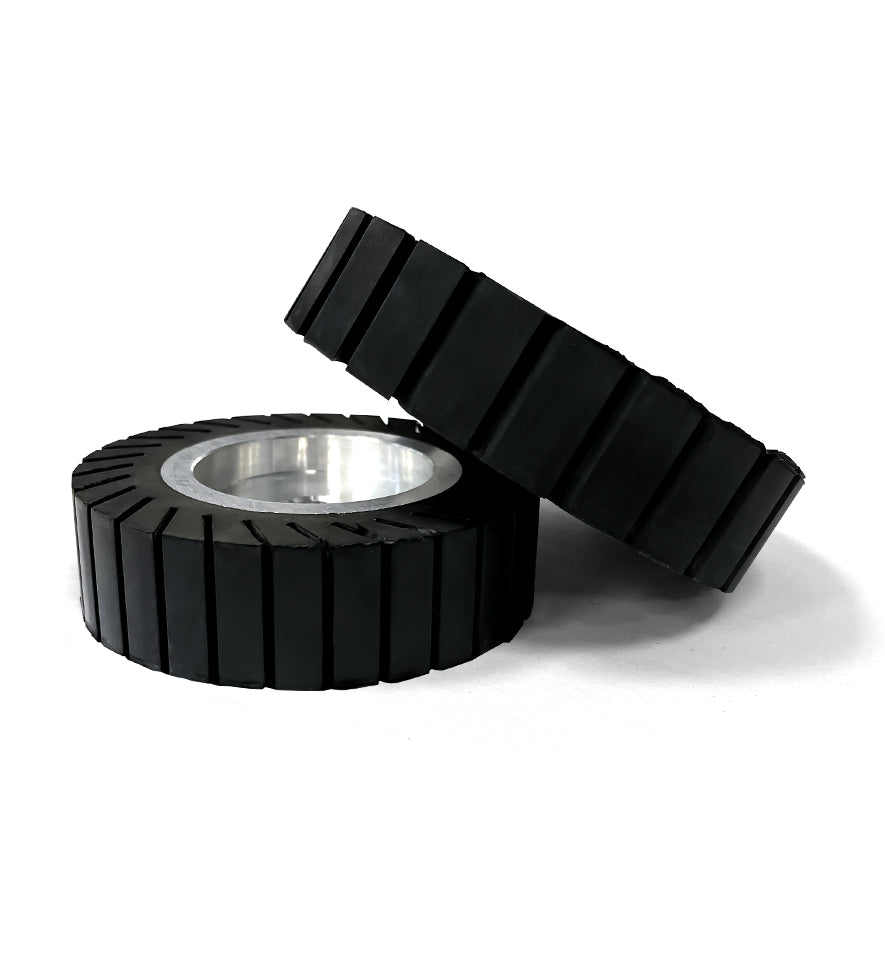 Rubber Contact Wheels   4” (105*30*M10)