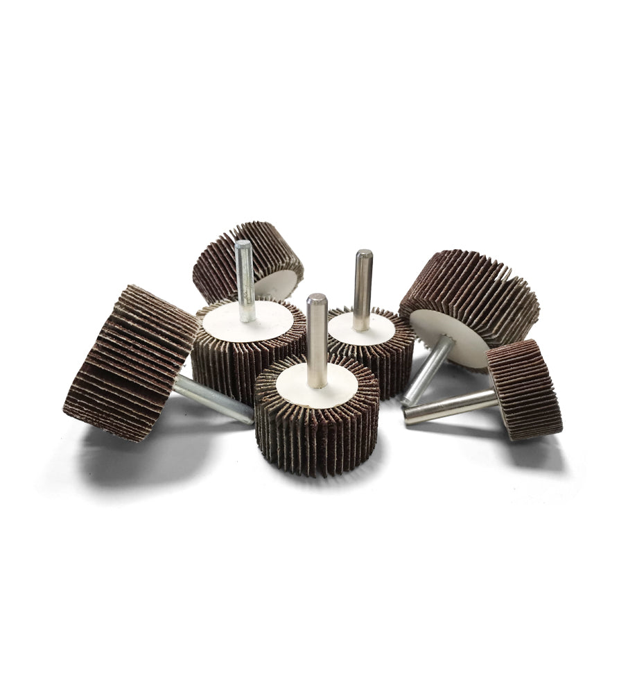 Mounted Abrasive Flap Wheel with Shaft for Polishing
