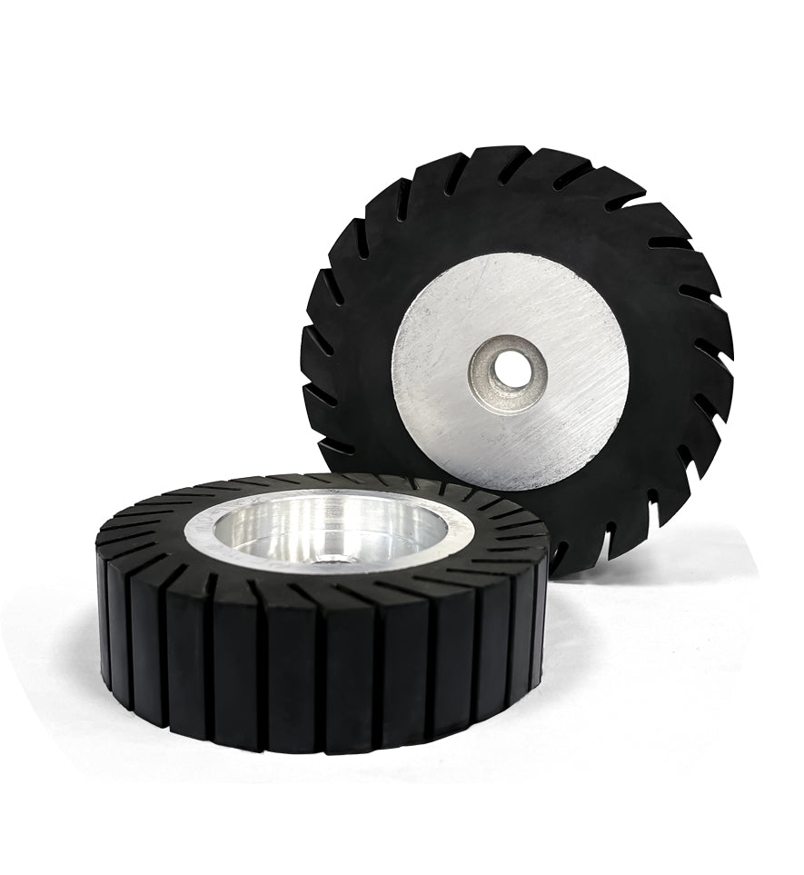 Rubber Contact Wheels   4” (105*30*M10)