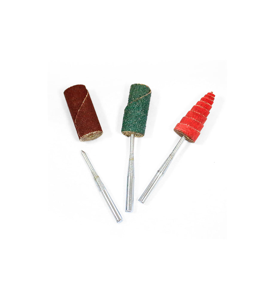 Cartridge Roll Mandrels Silver & Black 6mm & 1/4”