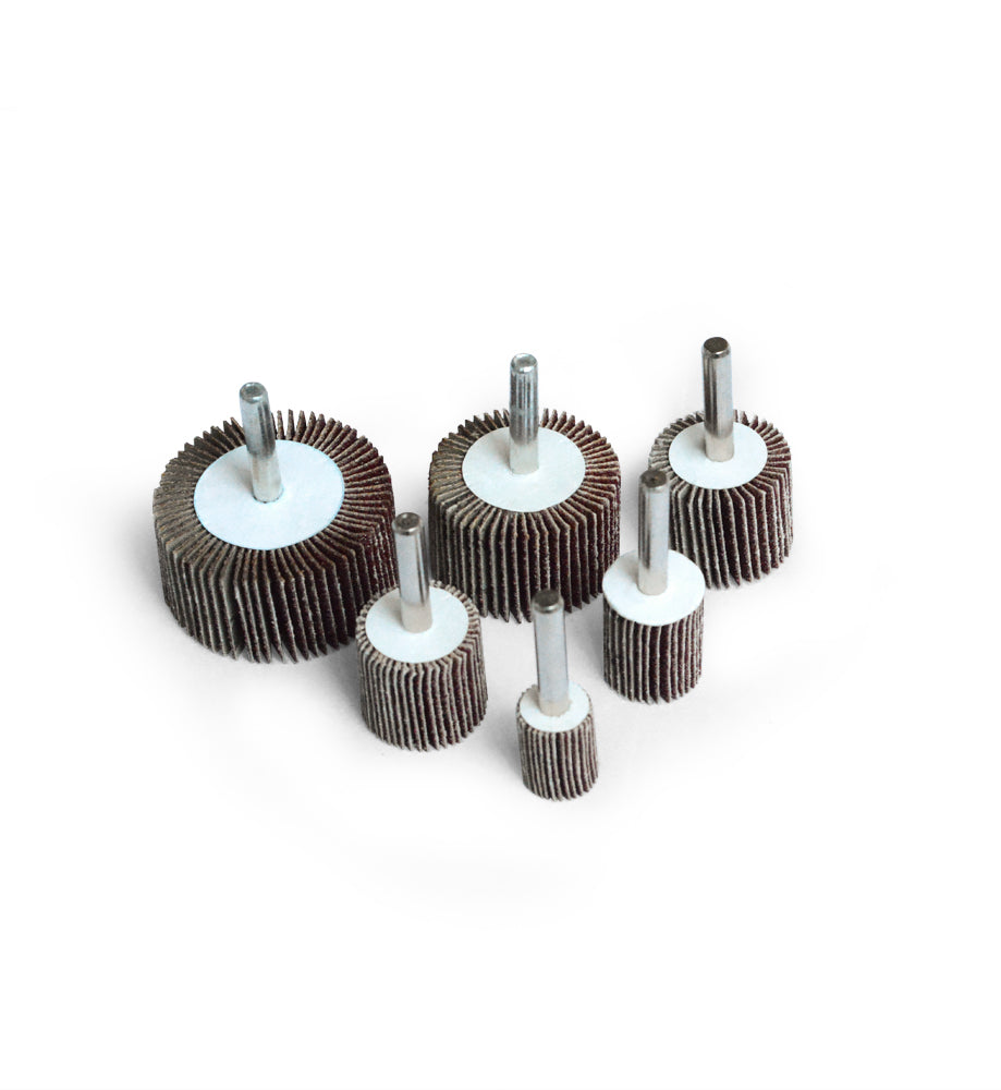 Mounted Abrasive Flap Wheel with Shaft for Polishing