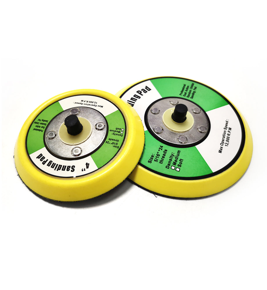 Electric Velcro Disc Pads & Holders 4” 4.5” 5” 7”
