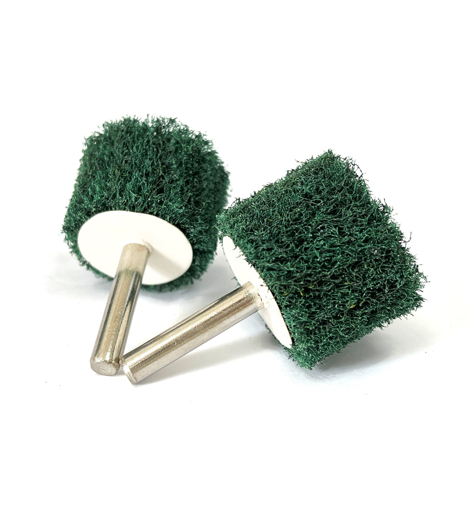 Non Woven Mounted Flap Wheel with Shaft for Grinding and Polishing