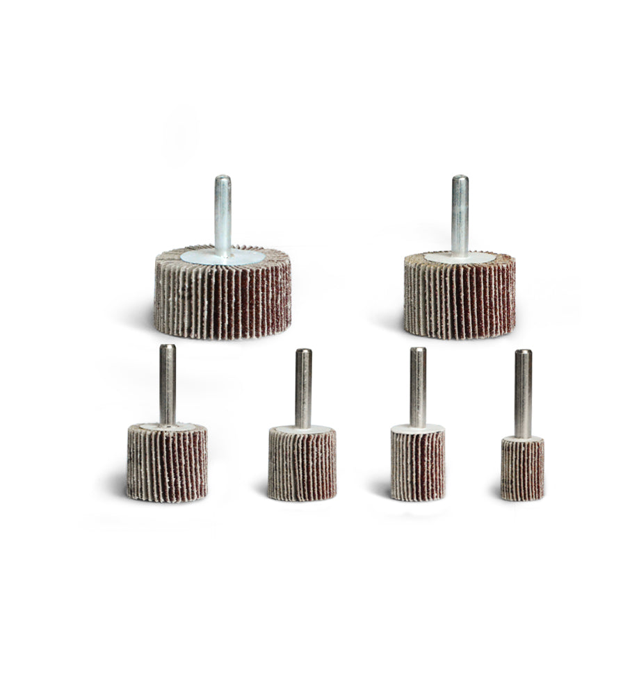 Mounted Abrasive Flap Wheel with Shaft for Polishing