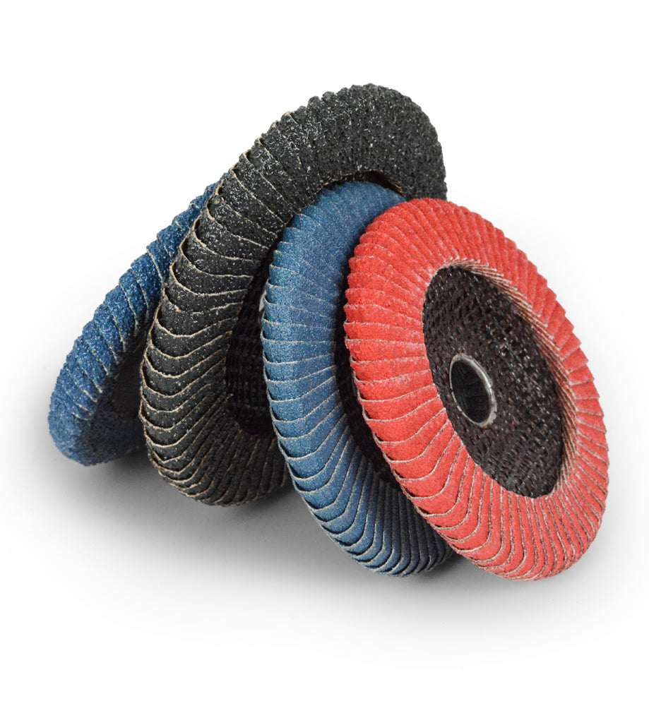 Premium Coated Abrasive Ceramic Grain Curve Flap Discs 4" 4.5" 5"  7”