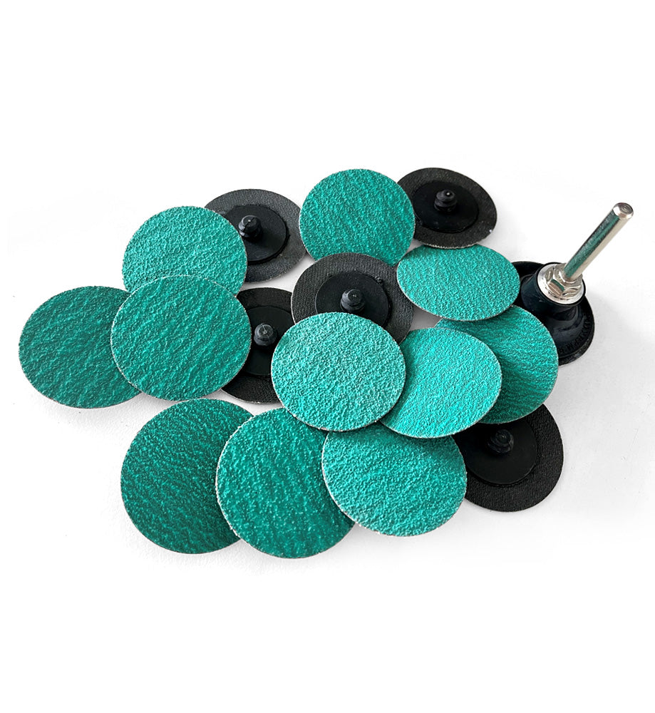 Zirconia Grain Quick Change Discs for Metal and Wood Grinding 1” 2” 3”