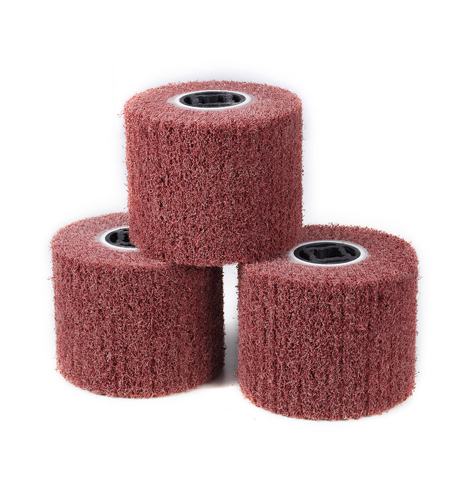 Non Woven Unmounted Wheels and Drums for Grinding and  Finishing