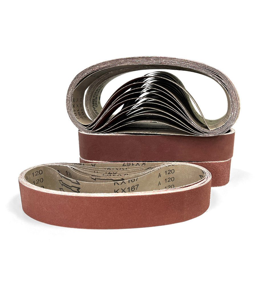 Aluminum Oxide Grain Abrasive Sanding Belts for Metal and Wood  Grinding