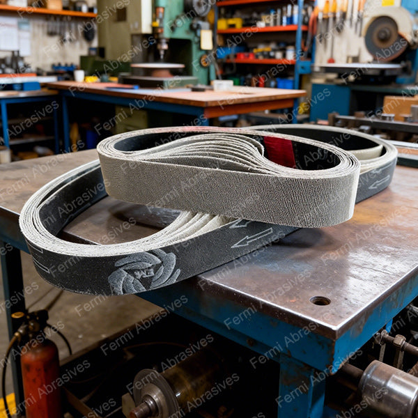 Fermi Abrasives 826F Pyramid Abrasive Belt for Metal Finishing