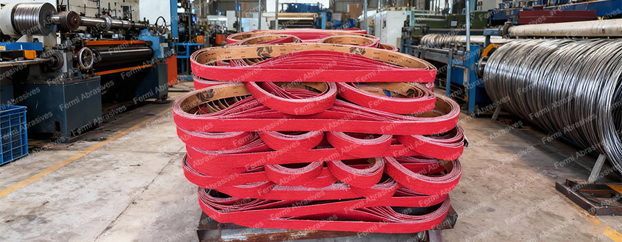 Fermi Abrasives 596Y Ceramic Sanding Belt: High Performance Solution for Stainless Steel & Metal Grinding