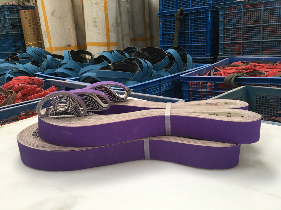 Fermi Abrasives 726M Soft-Back Ceramic Sanding Belt – Flexible Finishing, Stainless Steel Grinding & Knife Sharpening