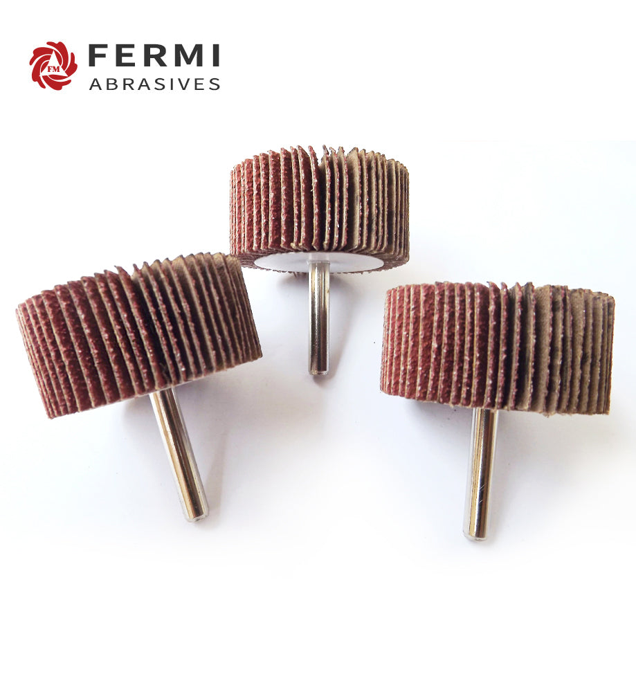 Ceramic Grain Mounted Flap Wheel with Shaft for Grinding