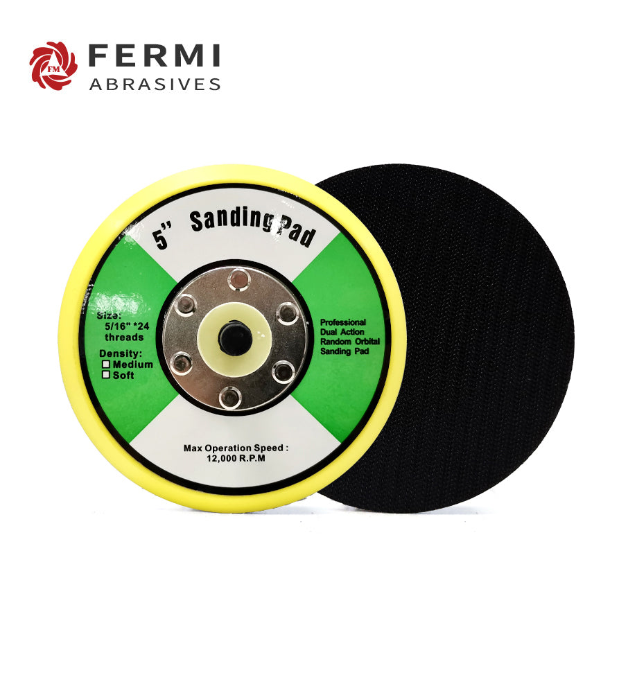 Electric Velcro Disc Pads & Holders 4” 4.5” 5” 7”