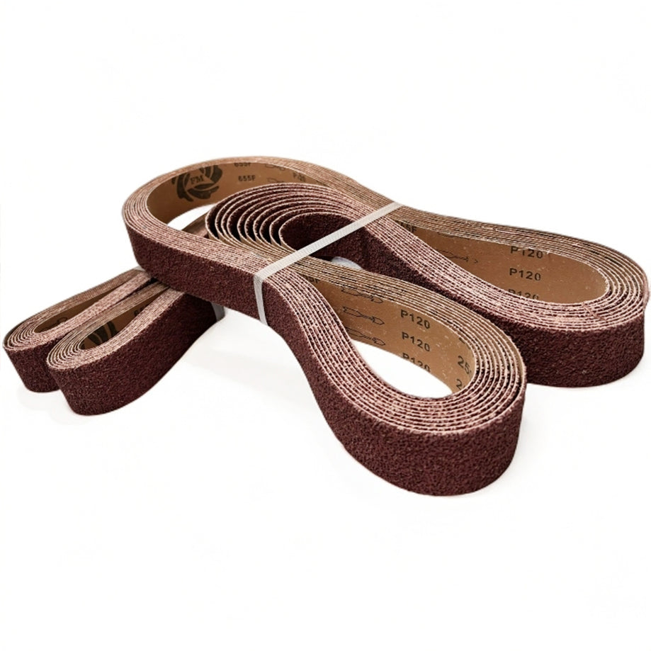 655F Aluminum Oxide Sanding Belt by Fermi Abrasives – Grinding, Polishing & Knife Sharpening