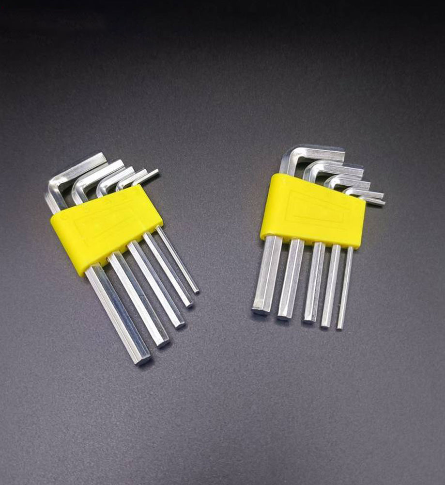 Fermi Abrasives Short Arm Hex Key Wrench Set – Metric & SAE