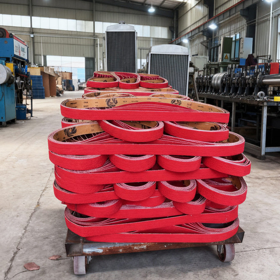 584M Ceramic Sanding Belt by Fermi Abrasives – Heavy-Duty Grinding & Knife Sharpening for Stainless Steel & Metal