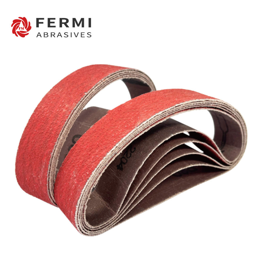 596Y Ceramic Abrasive Belts for Stainless Steel Grinding and Weld Finishing