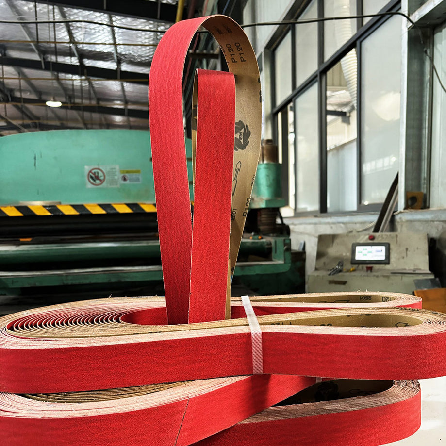 596Y Ceramic Sanding Belt by Fermi Abrasives – Heavy-Duty Grinding & Knife Sharpening for Stainless Steel & Metal