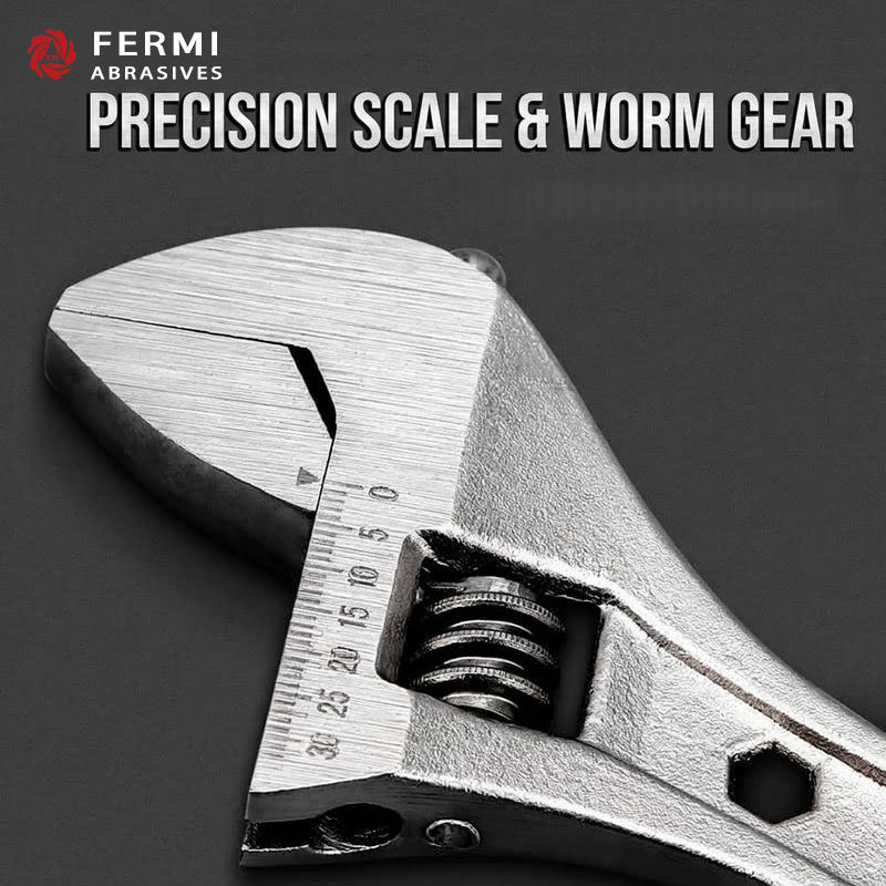 Fermi abrasives Heavy Duty Multi-Functional Adjustable Wrench Set with TPR Handle for Plumbing and Mechanical Repair