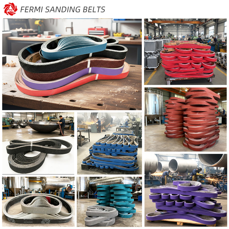 Fermi Abrasives 657C Structured Silicon Carbide Sanding Belt – Stainless Steel Finishing & Knife Sharpening