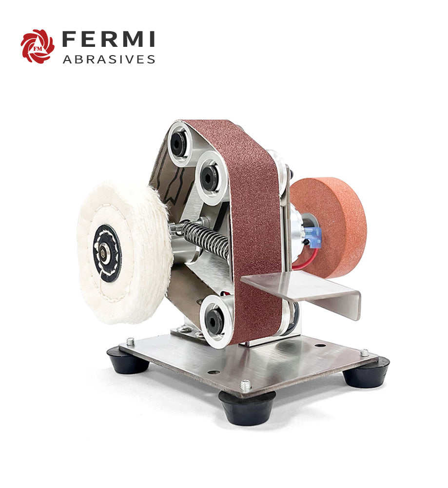 FERMI Professional Mini Belt Sander C Series – Multi-Function Belt Grinder for Metalworking & Woodworking
