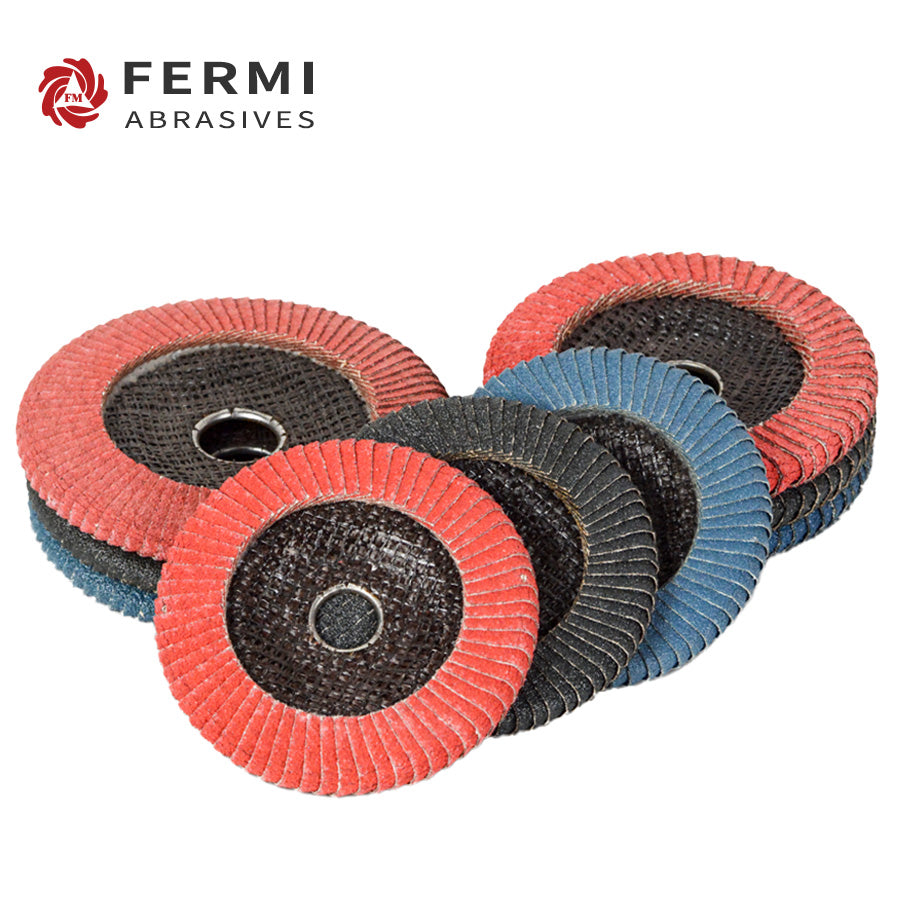 Curved Ceramic Flap Discs for Metal Grinding and Weld Finishing