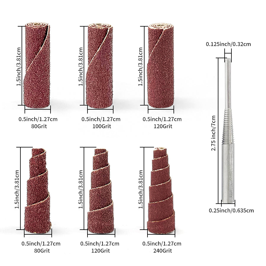 Aluminum Oxide Straight Cartridge Rolls for Metal Deburring & Finishing | Fermi Abrasives