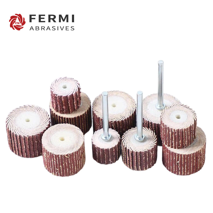 Mounted Abrasive Flap Wheels for Metal Grinding and Polishing