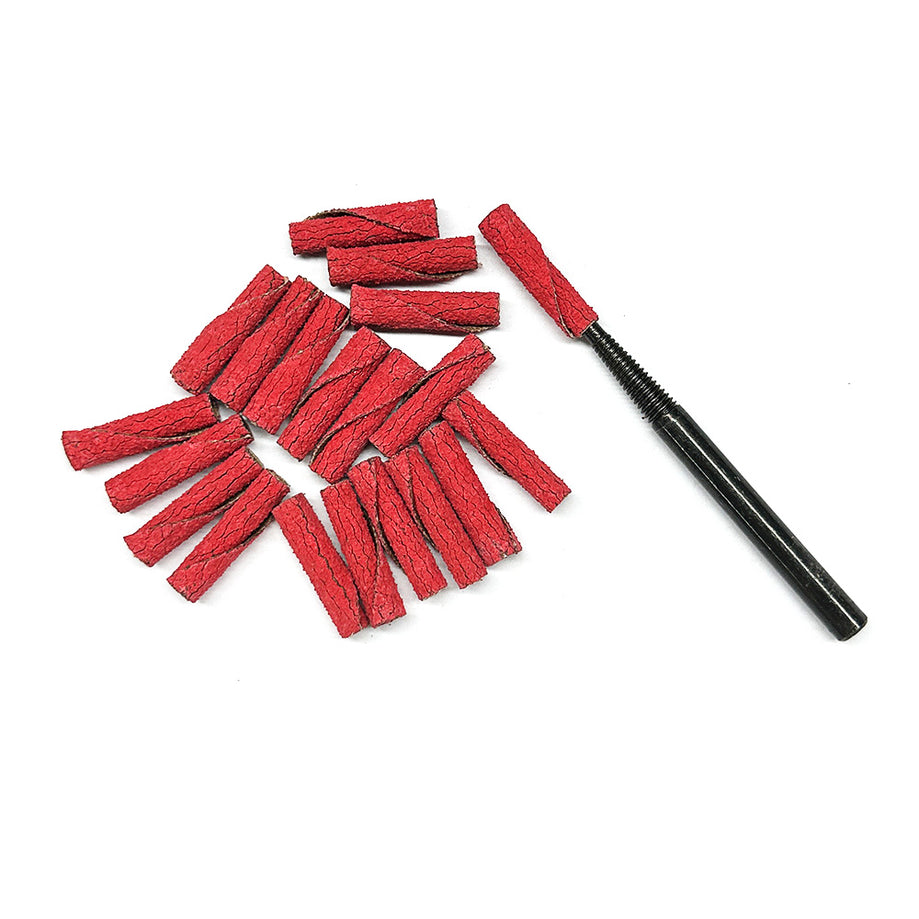 Ceramic Straight Cartridge Rolls for Metal Deburring, Weld Blending & Precision Finishing | Fermi Abrasives